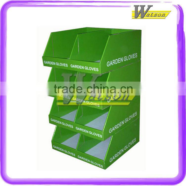 Durable supermarket promotion daily items Cardboard Display Shelf