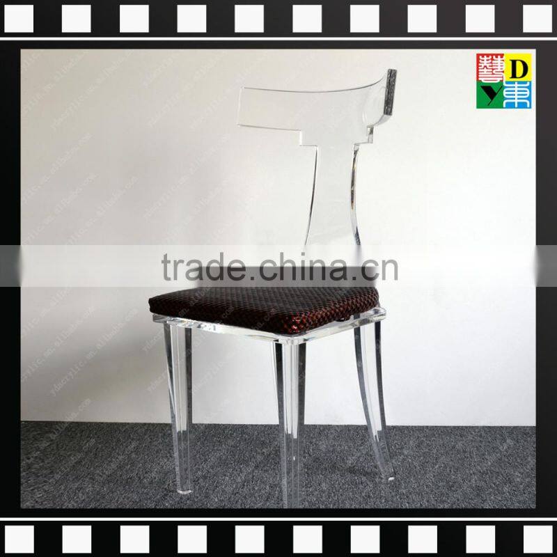 2016 Modern Transparent clear Acrylic restaurant banquet /wedding chairs from China