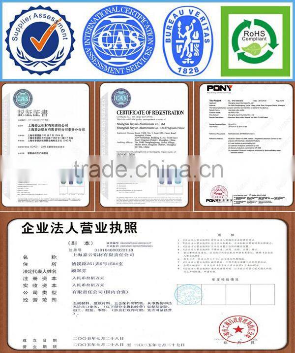 OEM custom aluminium curtain pipe from Shanghai Jiayun Aluminium