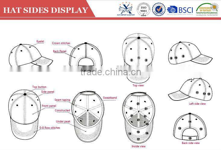 custom design hat promotional cheap breathable golf cap