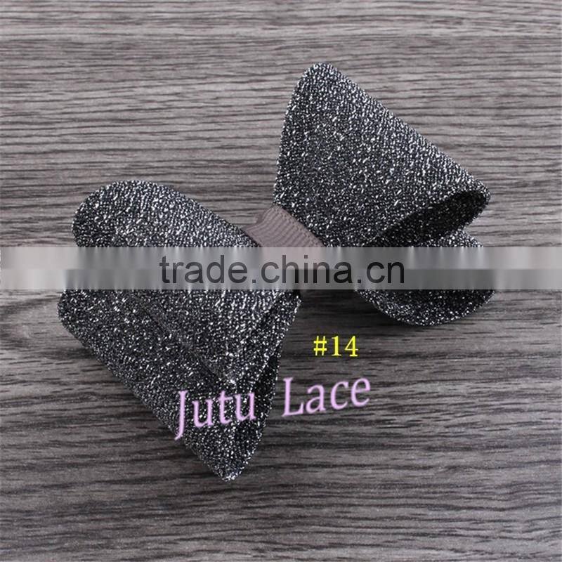 Newest Handmade Glitter Sequin Hair Bow - High Quality Fabric Bow Accessory