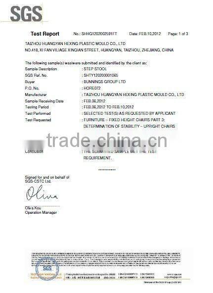 Hand-held colourful portable plastic stool(medium)