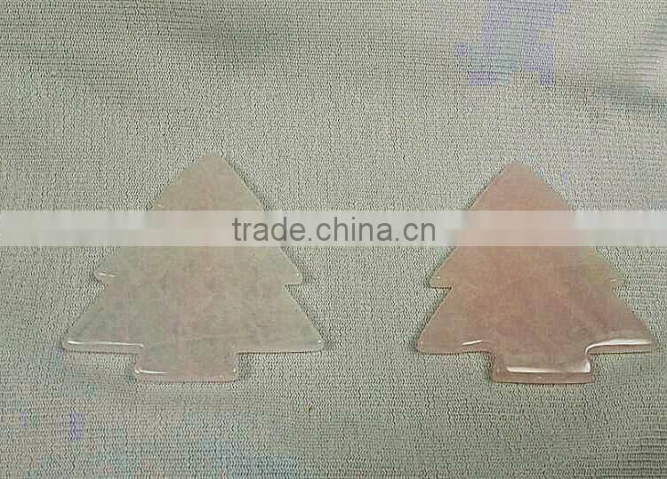 Natural Loose Gemstone Carved Christmas Tree Pendants For Christmas Gift