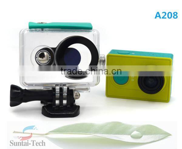 For xiaomi yi waterproof housing xiaomi yi camera case accessories A208