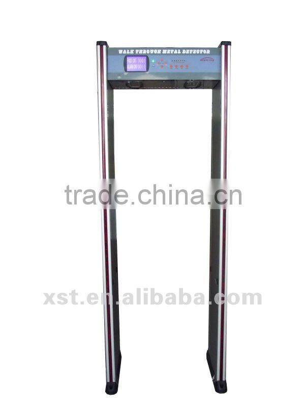 6zone LCD Display Walk Through Metal Detector Manufacturer with high sensitivity(XST-LCD)