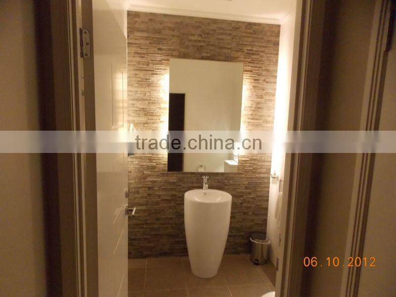 Top china one piece freestanding pedestal basin/bathroom sink (BSJ-B105)