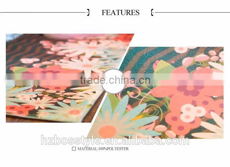 Printed kitchen mat anti-slip floor mats 2 set rugs running