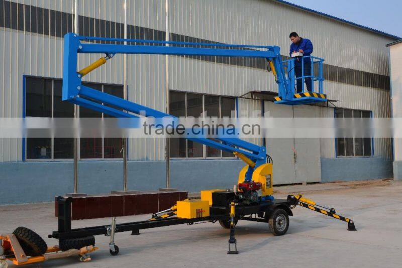 8 m CE cheap sale china telescopic boom lift/genie boom lift