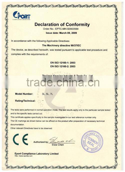 3L Vertical Painting Sausage Stuffer CE Approved Sausage Filling Machine