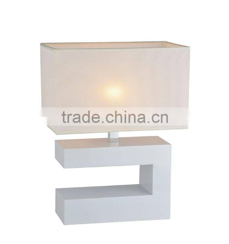 2015 the lastest design wedding decoration beside hotel guestroom table lamp