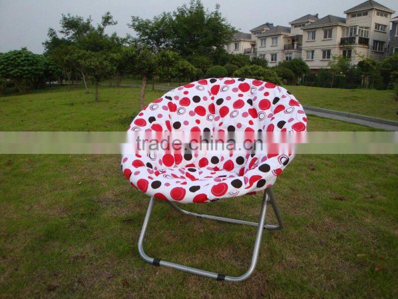 Luxury outdoor portable folding moon chair