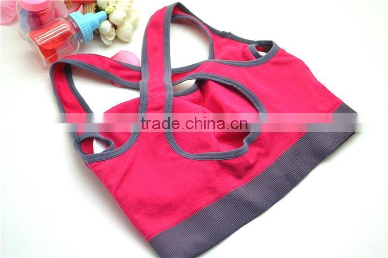 Sexy fitness women X shaped yoga sport bra underwear for ladies