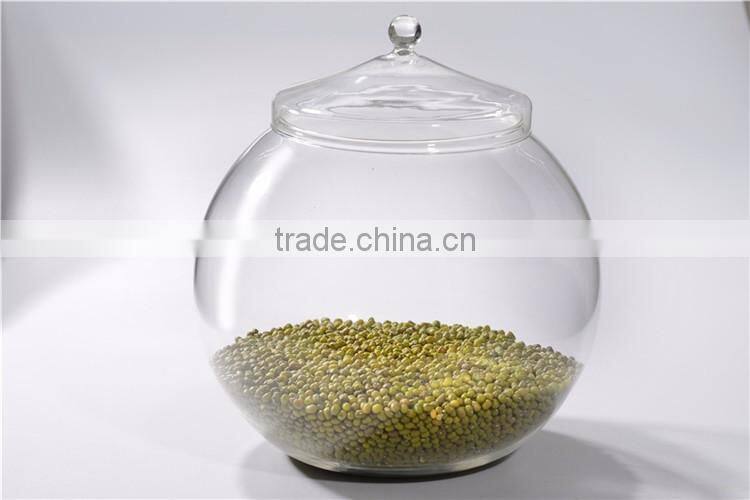 2016 New Design China Eco-Friendly Fancy Glass Jars And Lids