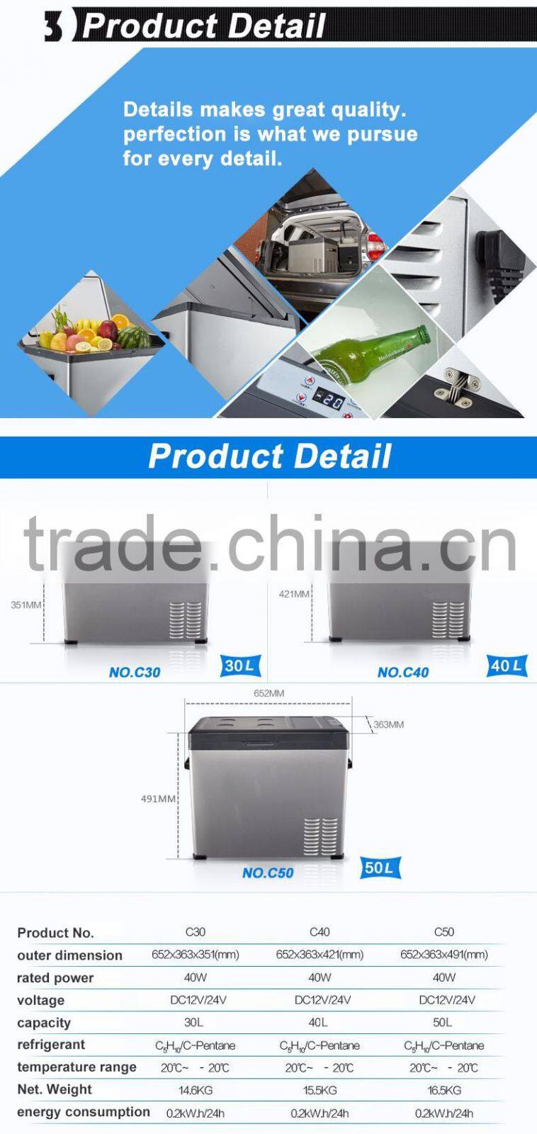 Propane Gas Powered Refrigerator For Sale