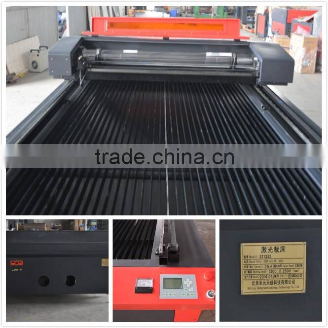 brand new complete industrical clothes co2 laser engraving cutting machine with good after-sales service available