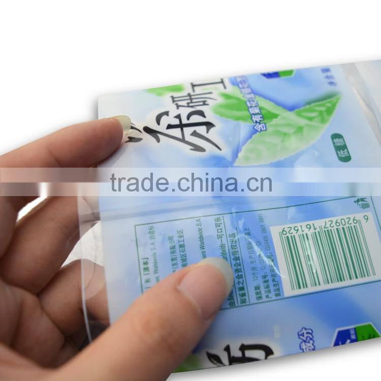 custom size opp self adhesive seal food grade packing film with custom printing for tea