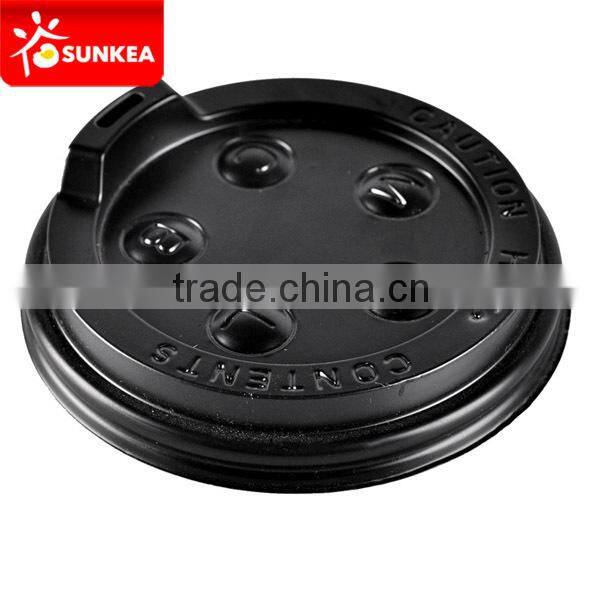 Wholesale High quality Plastic lids with button, disposable paper coffee cup lid