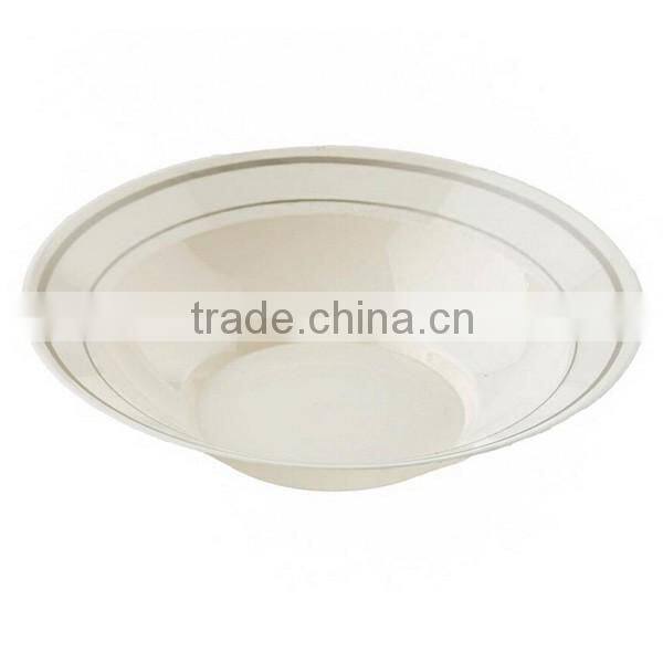 Disposable Plastic Silver/ Gold Coated Bowl