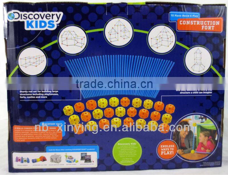 Discover Kids 72pcs Construction Fort