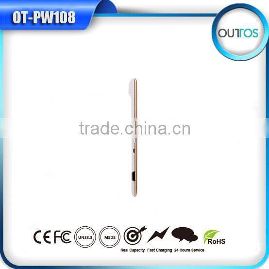 Hot selling credit card power bank 1000mah & 1500mah for mobile phone