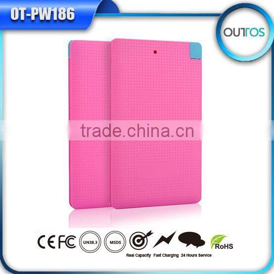 customize printing power bank 4000mah portable usb charger small