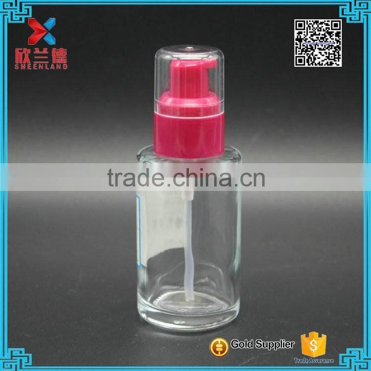 Factory price cheaper lotion bottle/50ml clear cosmetic bottle