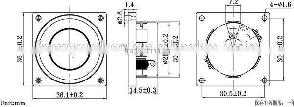 8ohm 2w micro laptop speaker