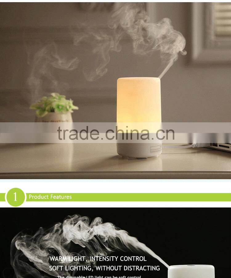Oil Cool Mist Mini Ultrasonic Humidifier and High quality mini USB humidifier with LED night light