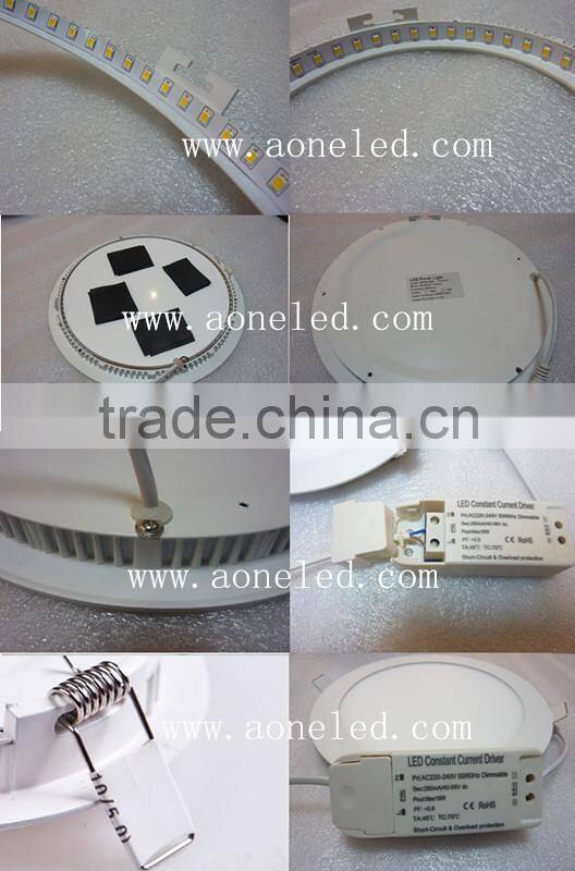 2014 80lm/w wholesale price factory direct sale square round led panel ceiling light
