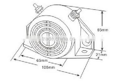 white noise reverse alarm DC12V~ 24V,with CE and Rohs