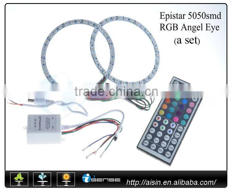 6000K RGB LED Universal Fit Headlight Halo Rings Version 2 for Toyotae