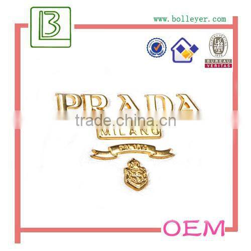 decorative custom logo metal plaque