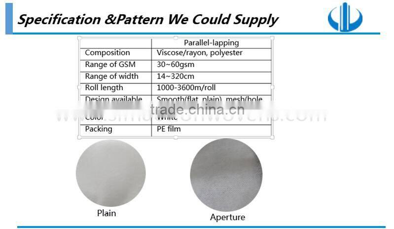 Spunlace Viscose Polyester Fabric for Wet Wipes