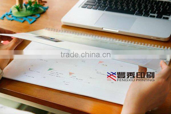 Custom Fashion Daily Notepad with Calendar