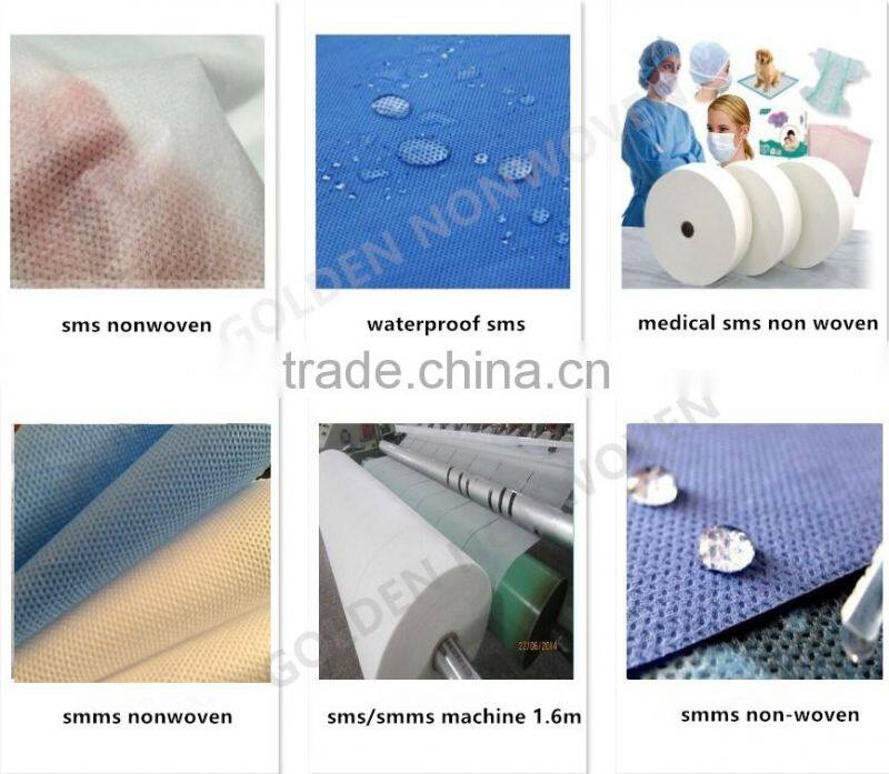 Raw Materials for Disposable Medical Face Mask sms non woven fabric