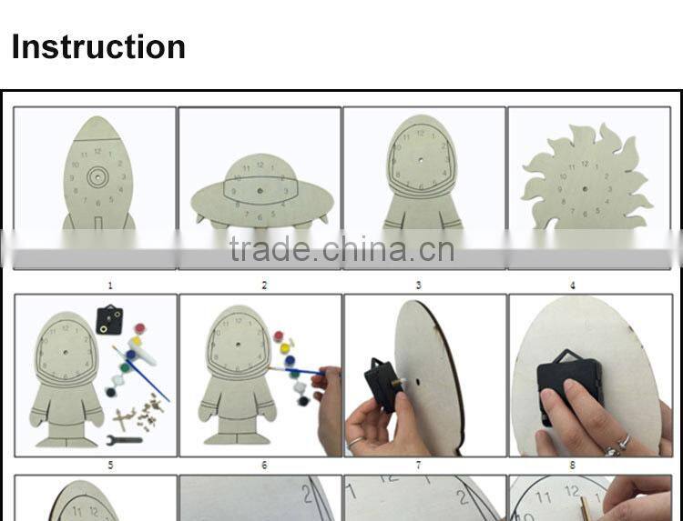 Educational and Practical Assemble Your Clock Kids DIY