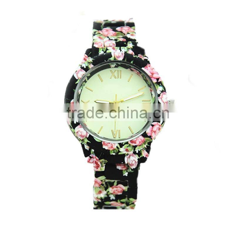 2016 hot sale fashion ladies top brand watch women watch rose gold case