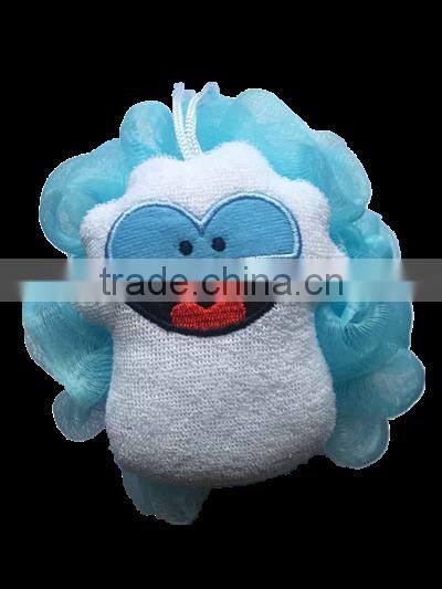 Cartoon exfoliating bath mesh sponge shower ball wash scrubber