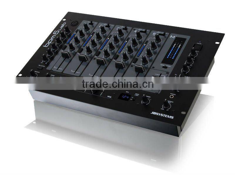 Professional audio dj mixer