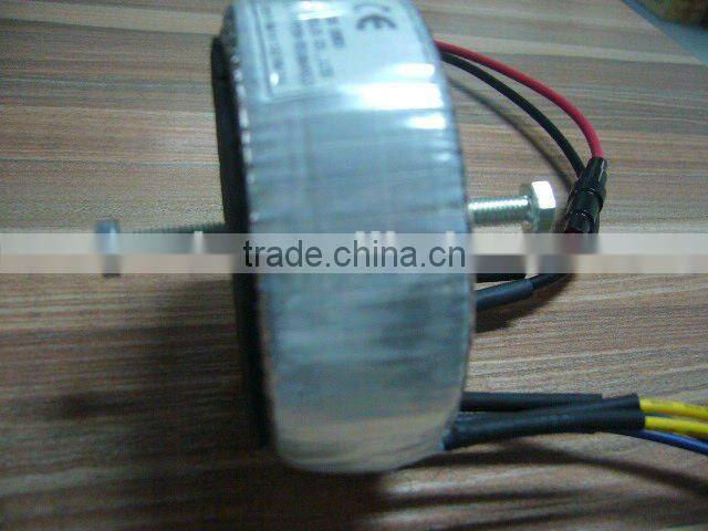 Toroidal Transformer with 166V Rated Voltage, Available in Various Colors