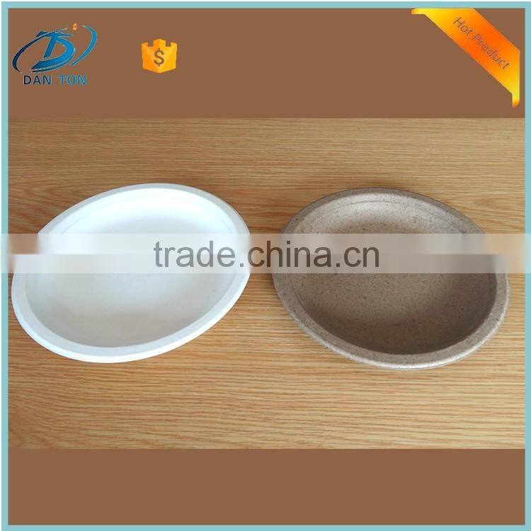 custom design disposable paper pulp high quality meal plate