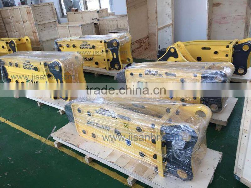 Silent hydraulic rock breaker for 20 ton excavator