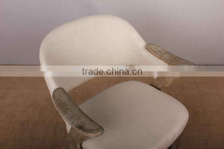 Rural Style Wooden Small Armchair