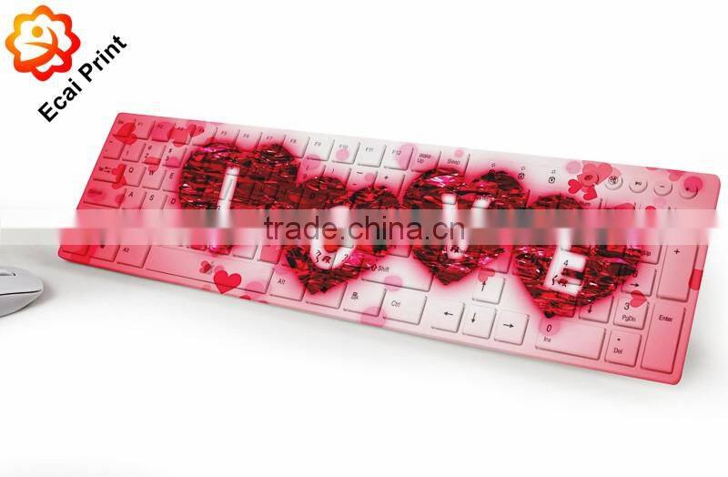 2016 hot sale custom digital printing keyboard
