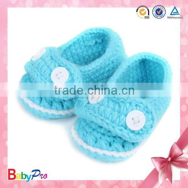Hot Sale Soft Comfortable Hand Crochet Baby Shoes Plumex Naturata Knitted Shoes