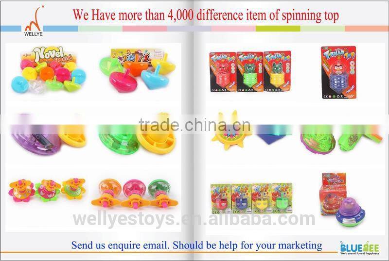 Best sell plastic spinning top toy spinning top with light music light up spinning top China Manufacturer