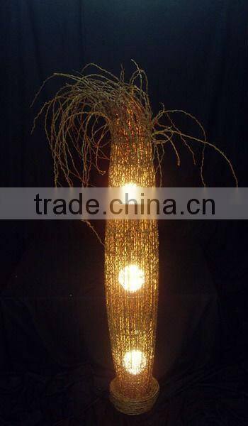 2015 Modern rattan floor lamp/light with CE