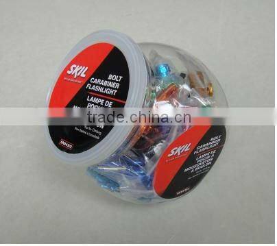 3 led aluminum mini keychain led torch light