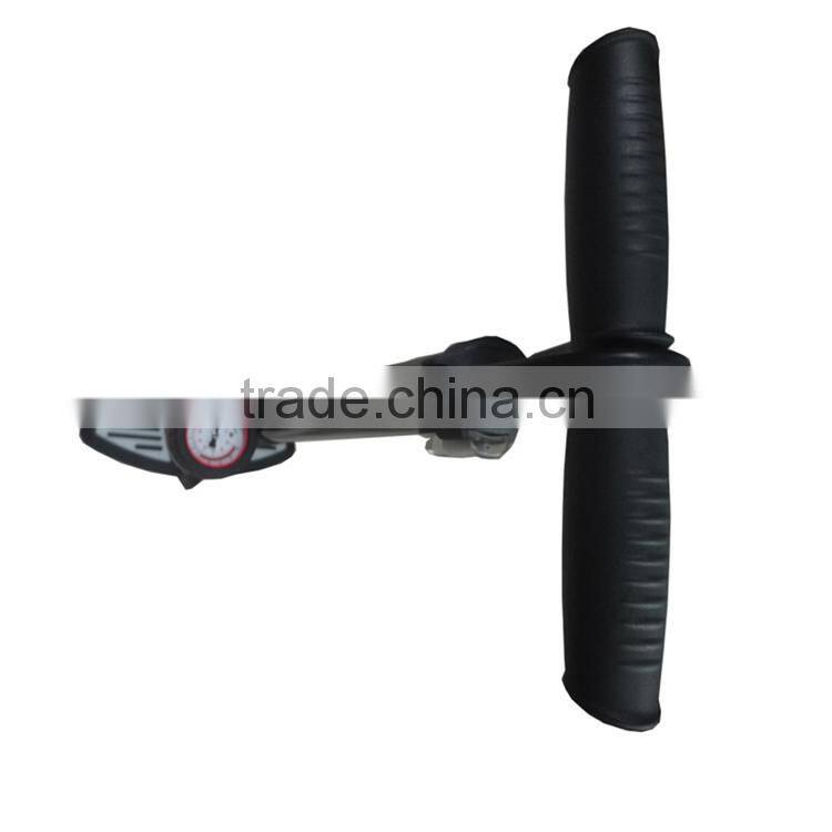 High pressure Iron bicycle floor pump portable car tire inflator pump for sale