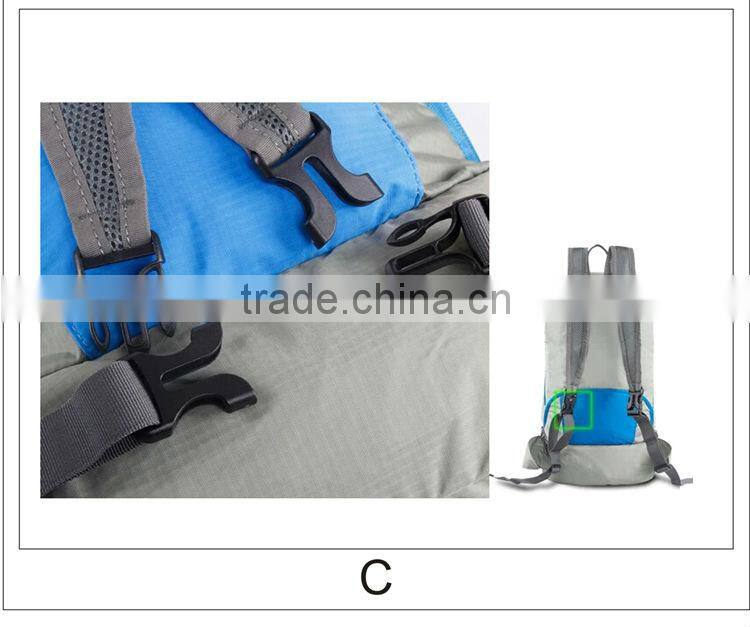 2014 outdoor Nylon & polyester folded bag